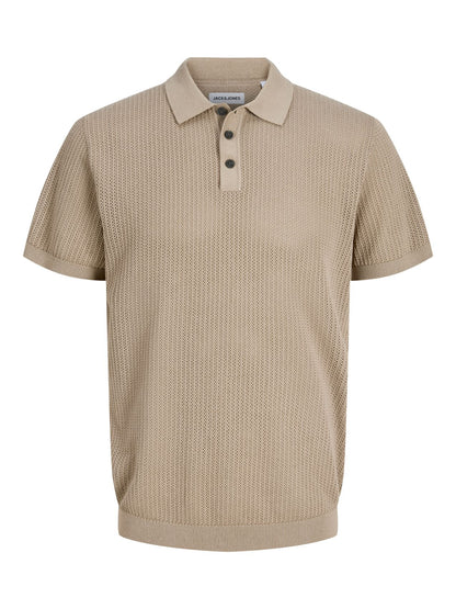 JACK & JONES JJJESS KNIT POLO SS PLS EU4XL US2XL