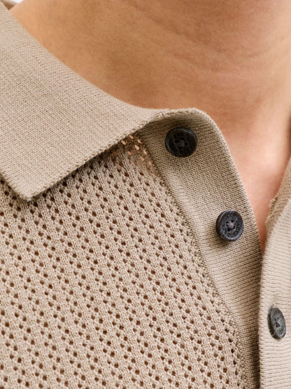 JACK & JONES JJJESS KNIT POLO SS PLS