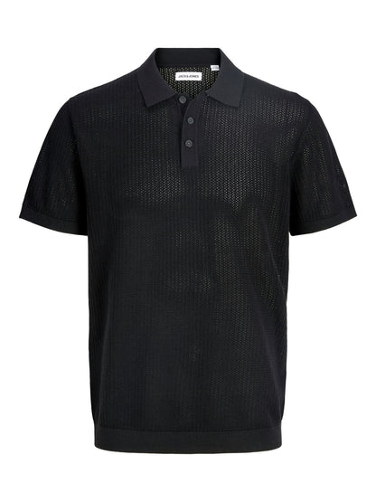 JACK & JONES JJJESS KNIT POLO SS PLS EU6XL US4XL