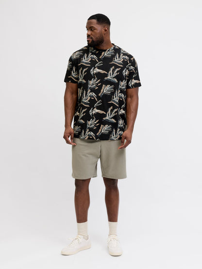 JACK & JONES JORMONTAUK AOP TEE CREW NECK PLS