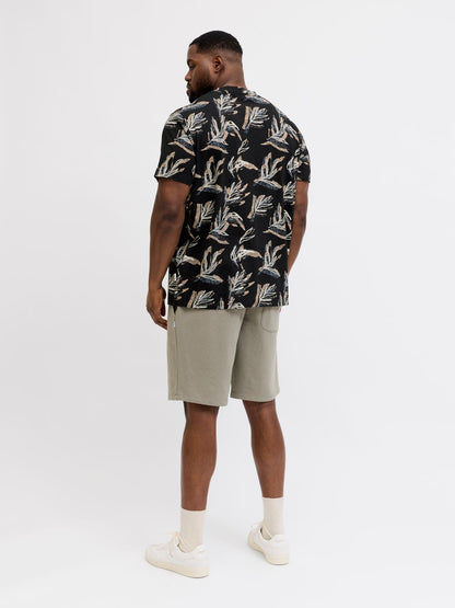 JACK & JONES JORMONTAUK AOP TEE CREW NECK PLS