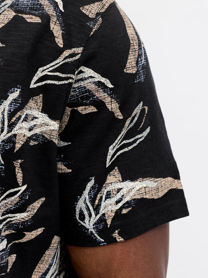 JACK & JONES JORMONTAUK AOP TEE CREW NECK PLS