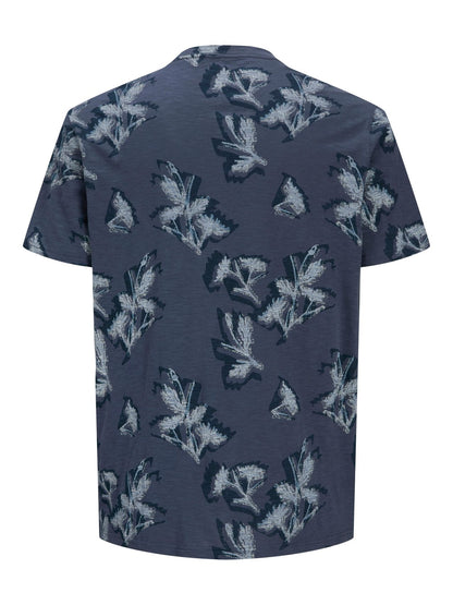 JACK & JONES JORMONTAUK AOP TEE CREW NECK PLS