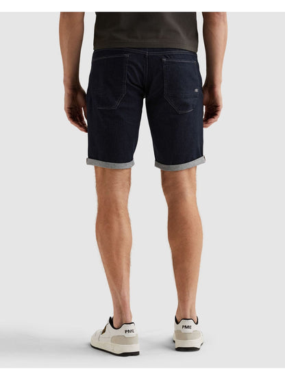 Jeans-Bermuda mit Umschlag "NIGHTFLIGHT"