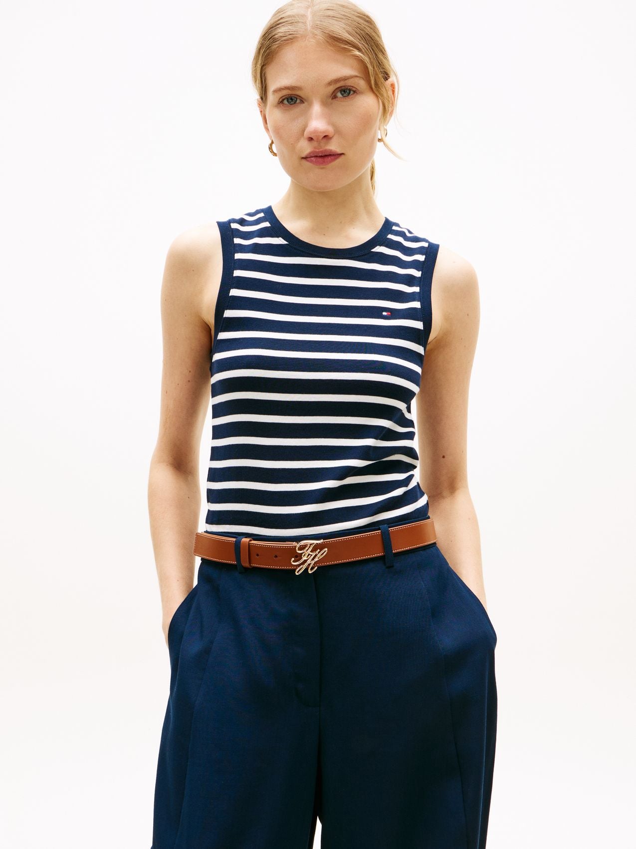 TOMMY HILFIGER Slimfit Tanktop mit Rundhalsausschnitt L
