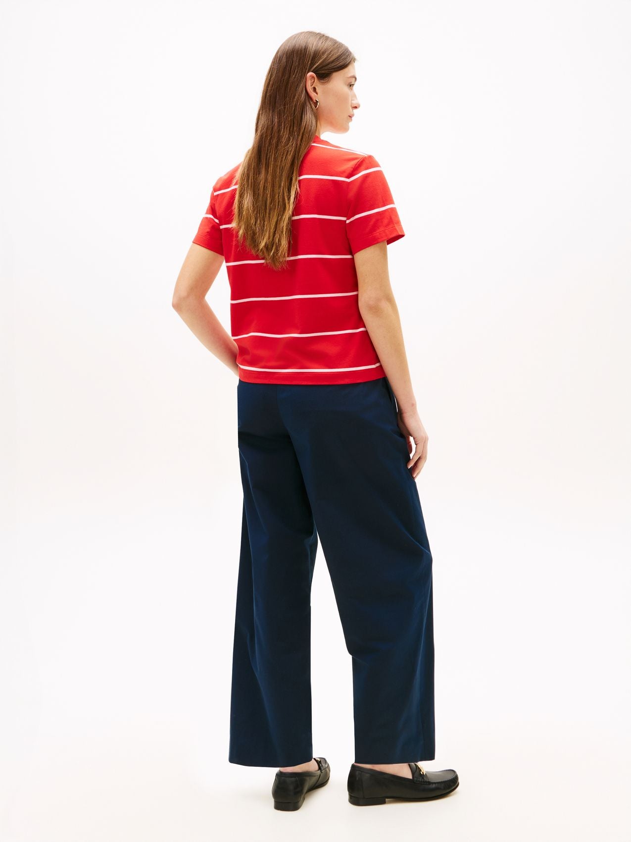 TOMMY HILFIGER T-Shirt mit TH-Stickerei