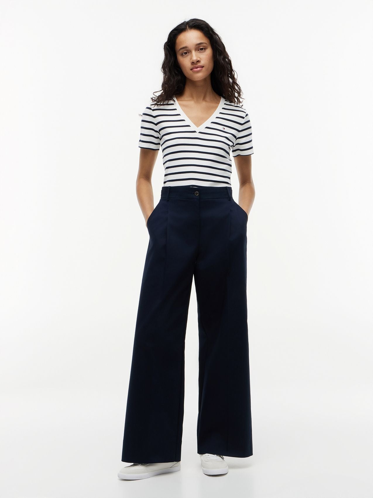 TOMMY HILFIGER T-Shirt mit TH-Flagge