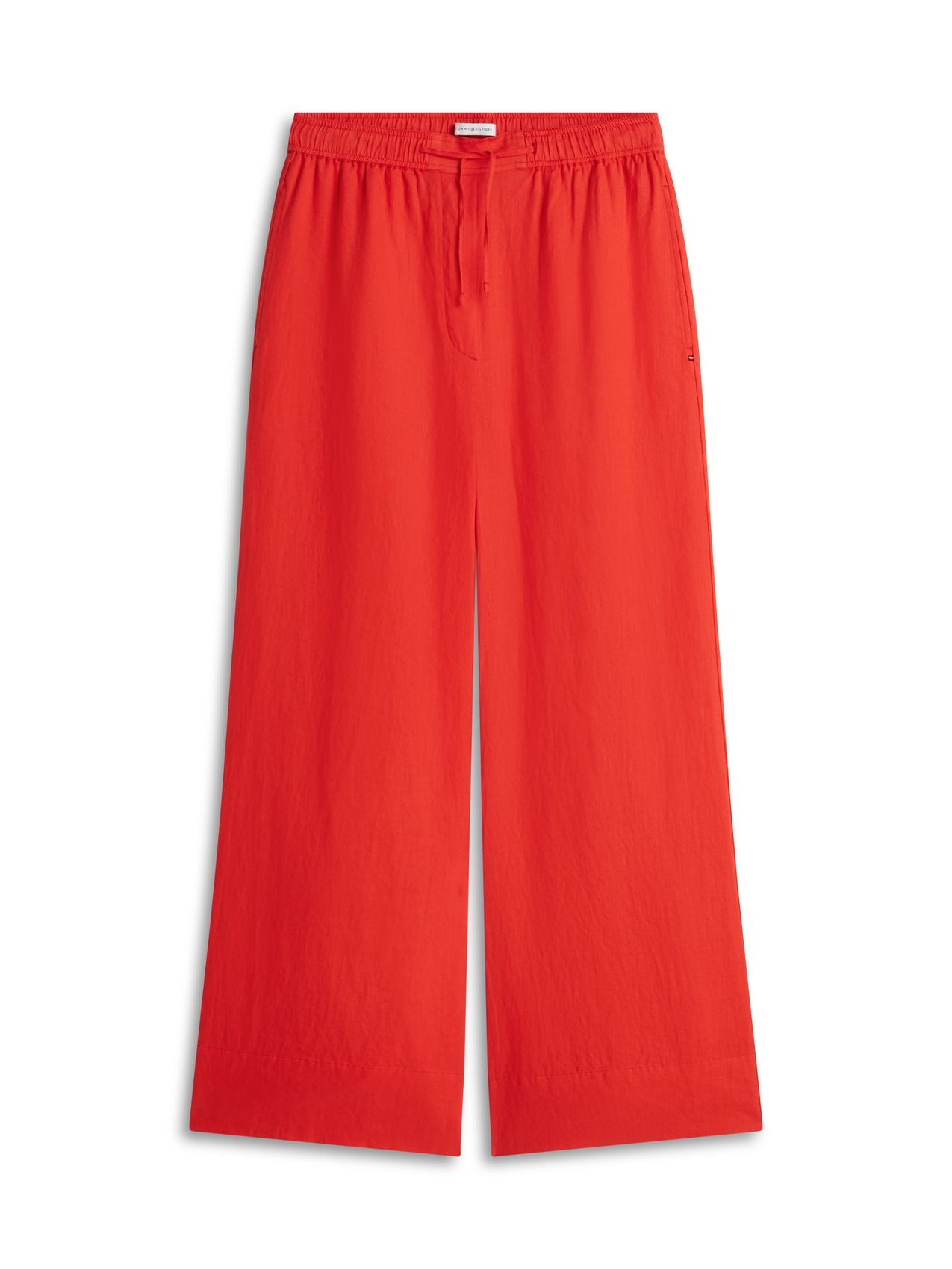 TOMMY HILFIGER Leinenhose mit weitem Bein