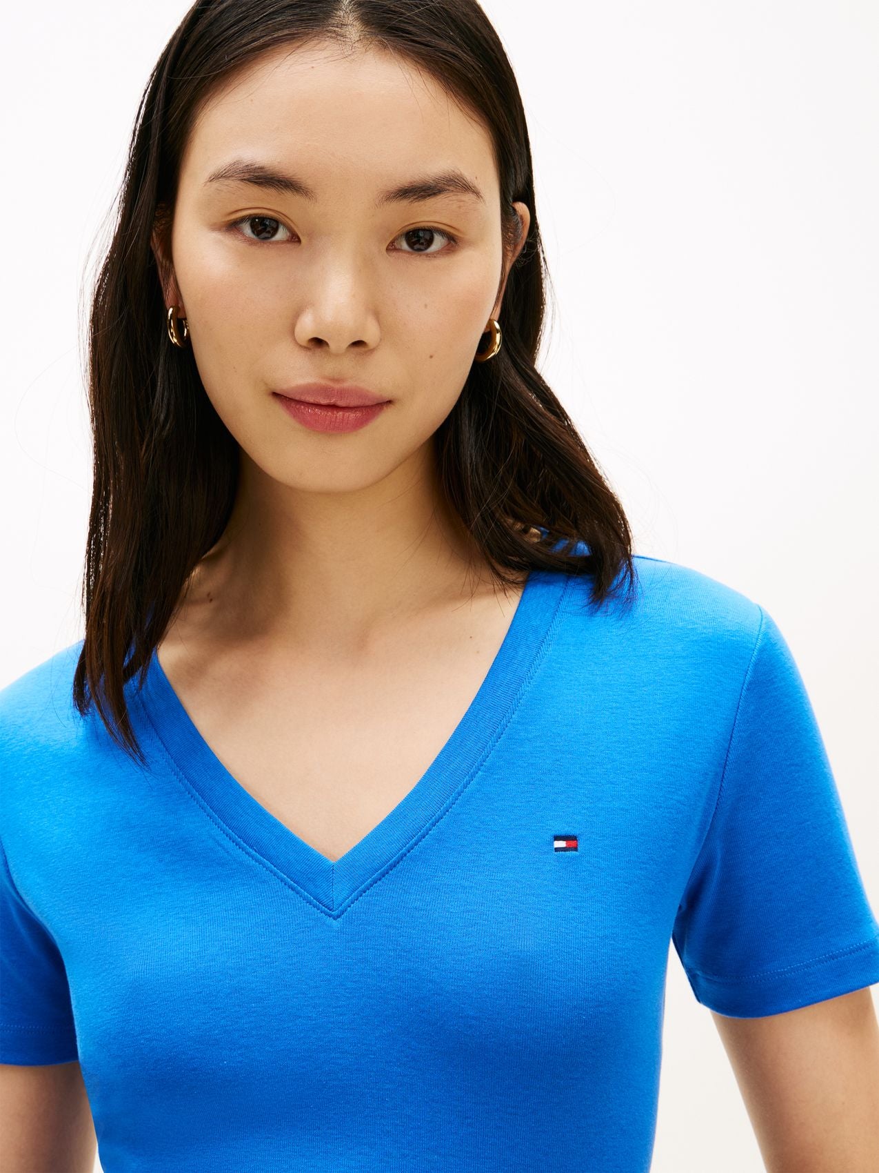 TOMMY HILFIGER T-Shirt mit TH-Flagge