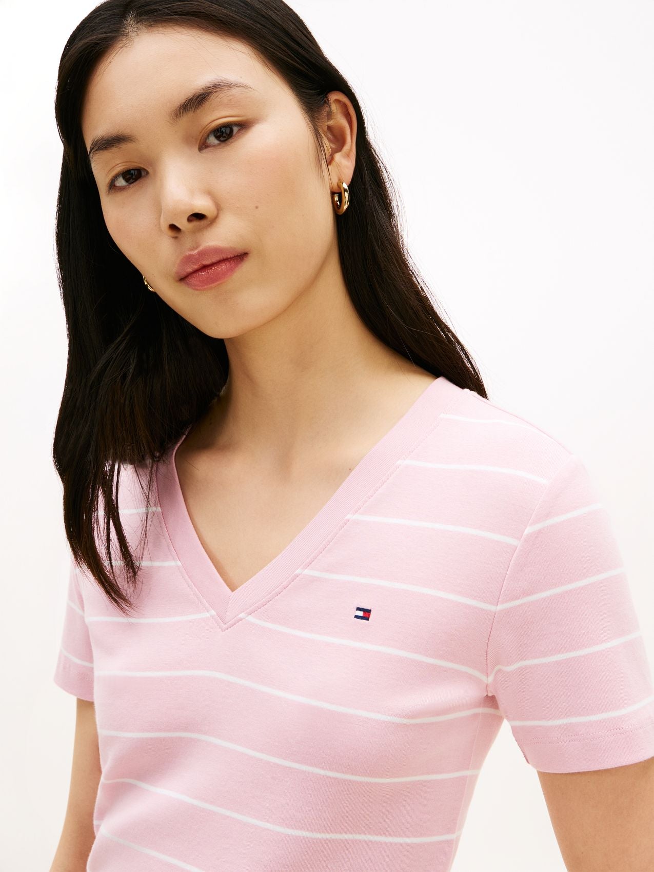 TOMMY HILFIGER T-Shirt mit TH-Flagge