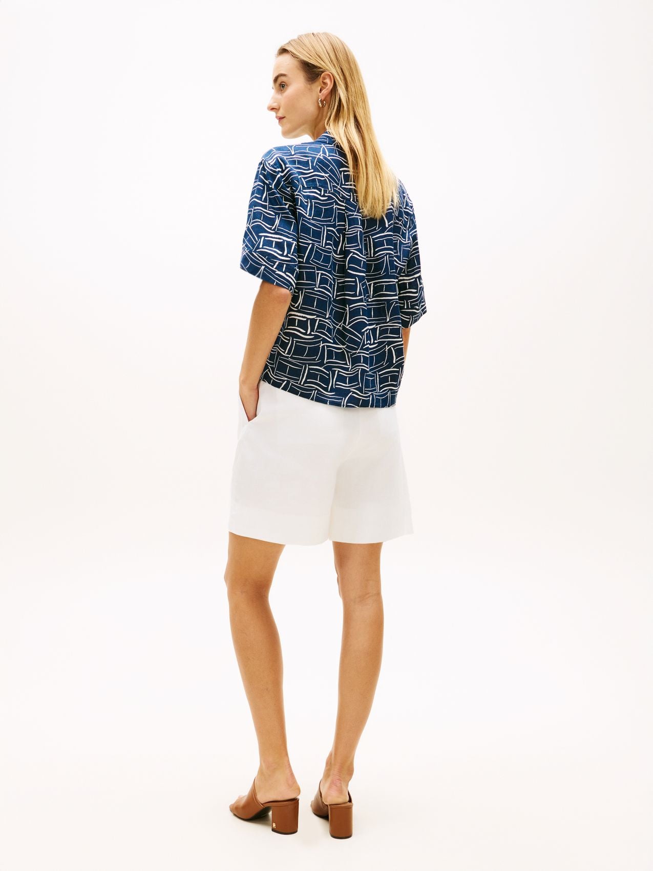 TOMMY HILFIGER Kurzes Leinenhemd