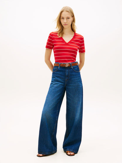 TOMMY HILFIGER T-Shirt mit TH-Flagge