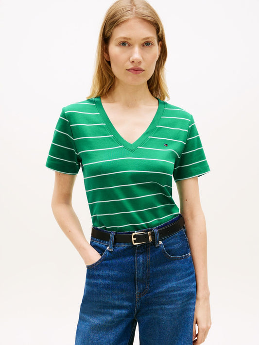 TOMMY HILFIGER T-Shirt mit TH-Flagge