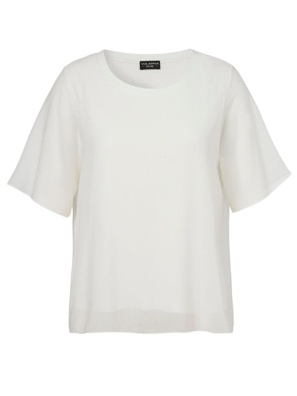 VIA APPIA Bluse Rundhals 1/2 Arm 46