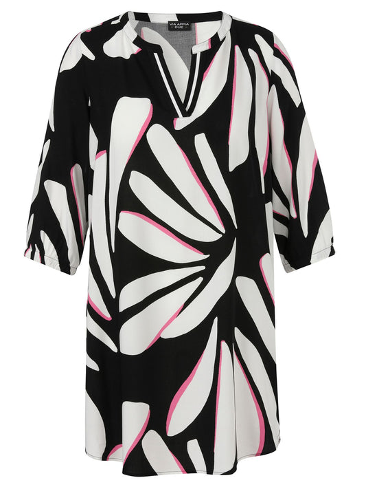 VIA APPIA Kleid V-Ausschnitt 3/4 Arm