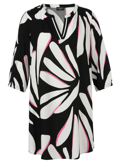 Kleid V-Ausschnitt 3/4 Arm