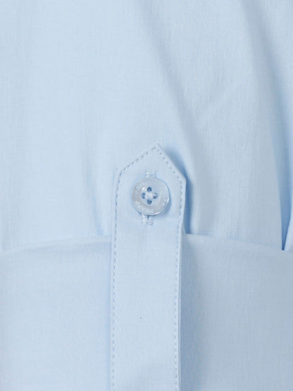 FRAPP Kleid Hemdkragen 3/4 Arm