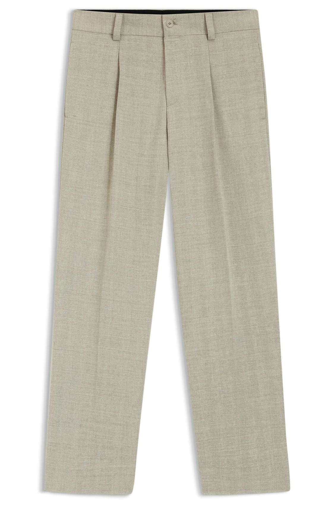 HUGO BOSS Anzughose mit Fischgrät-Webstruktur, modern fit 54