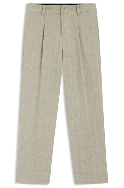 HUGO BOSS Anzughose mit Fischgrät-Webstruktur, modern fit 54