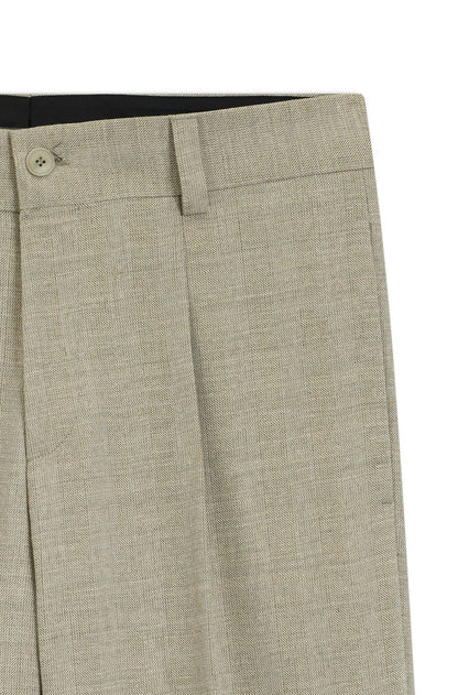 HUGO BOSS Anzughose mit Fischgrät-Webstruktur, modern fit