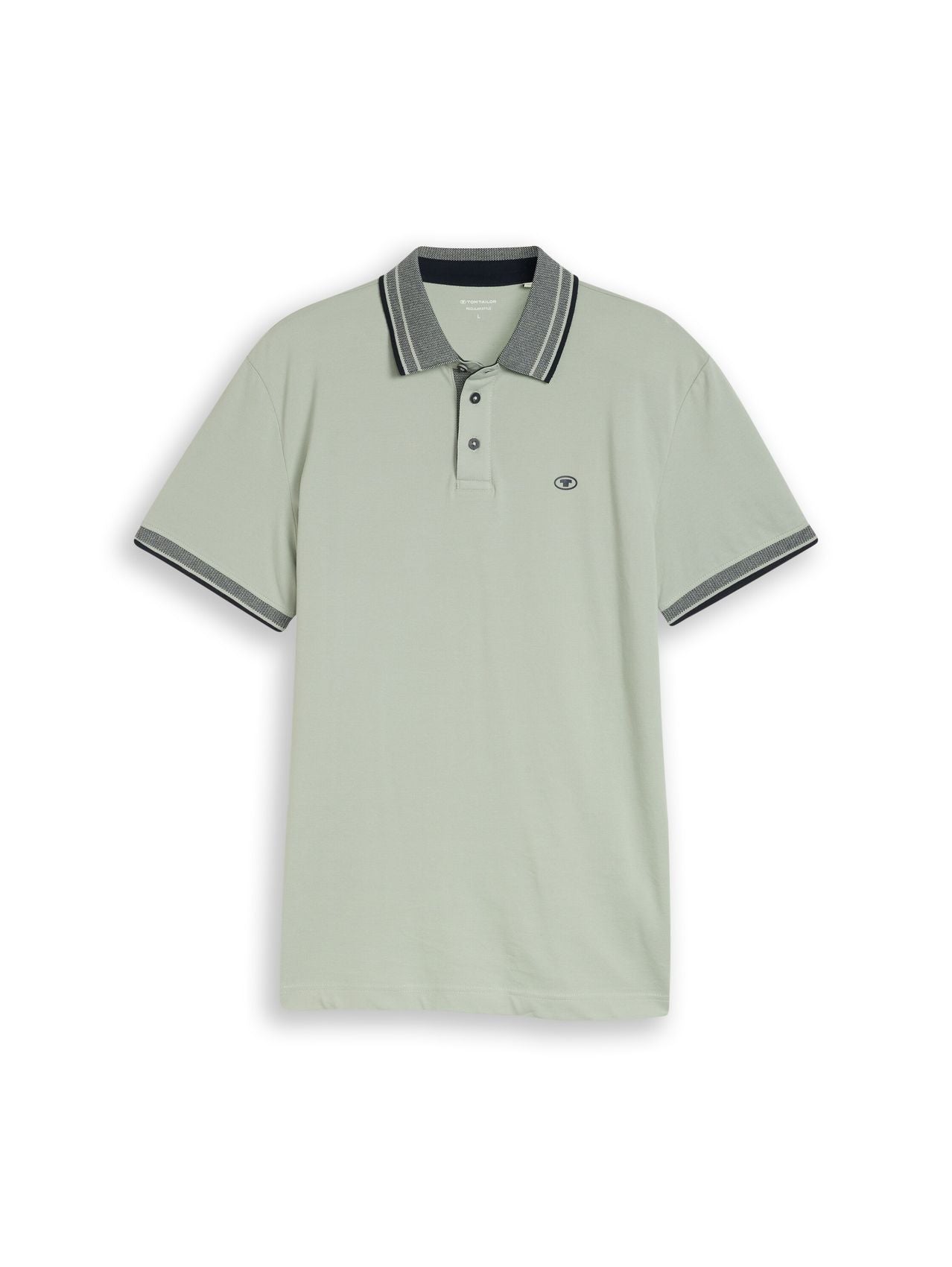 TOM TAILOR Piqué Poloshirt mit Logo-Print