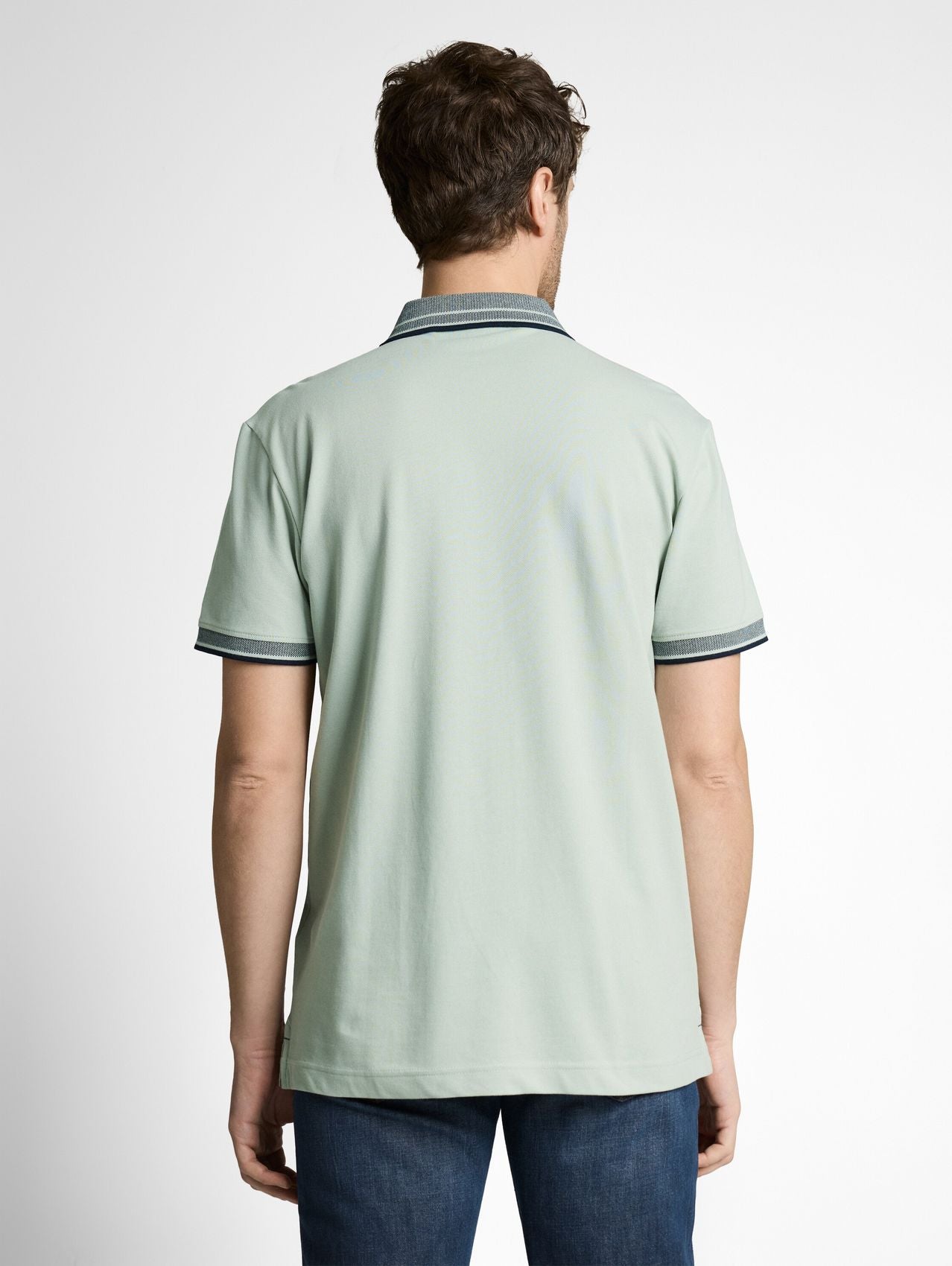 TOM TAILOR Piqué Poloshirt mit Logo-Print