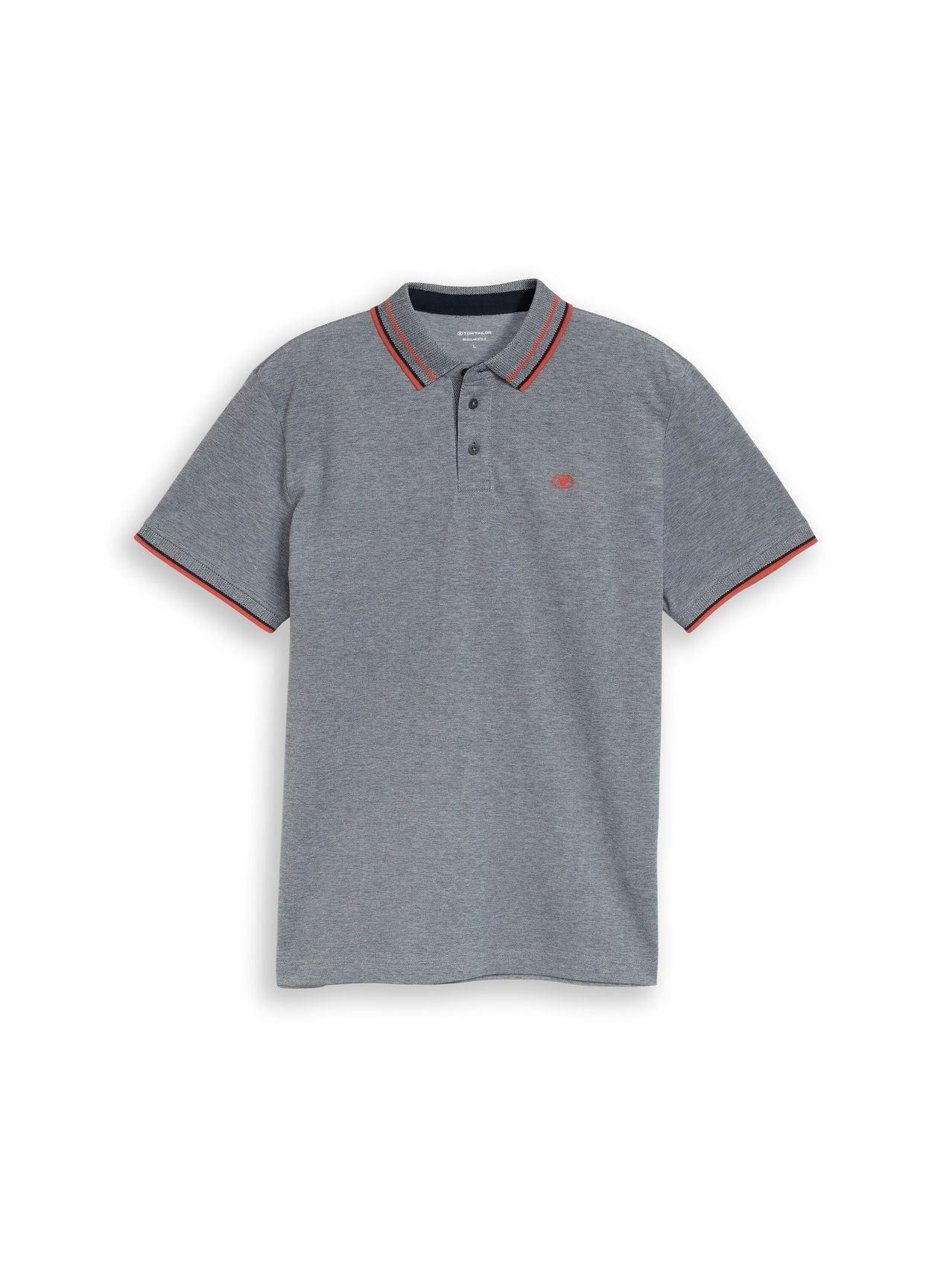 TOM TAILOR Piqué Poloshirt mit Logo-Print