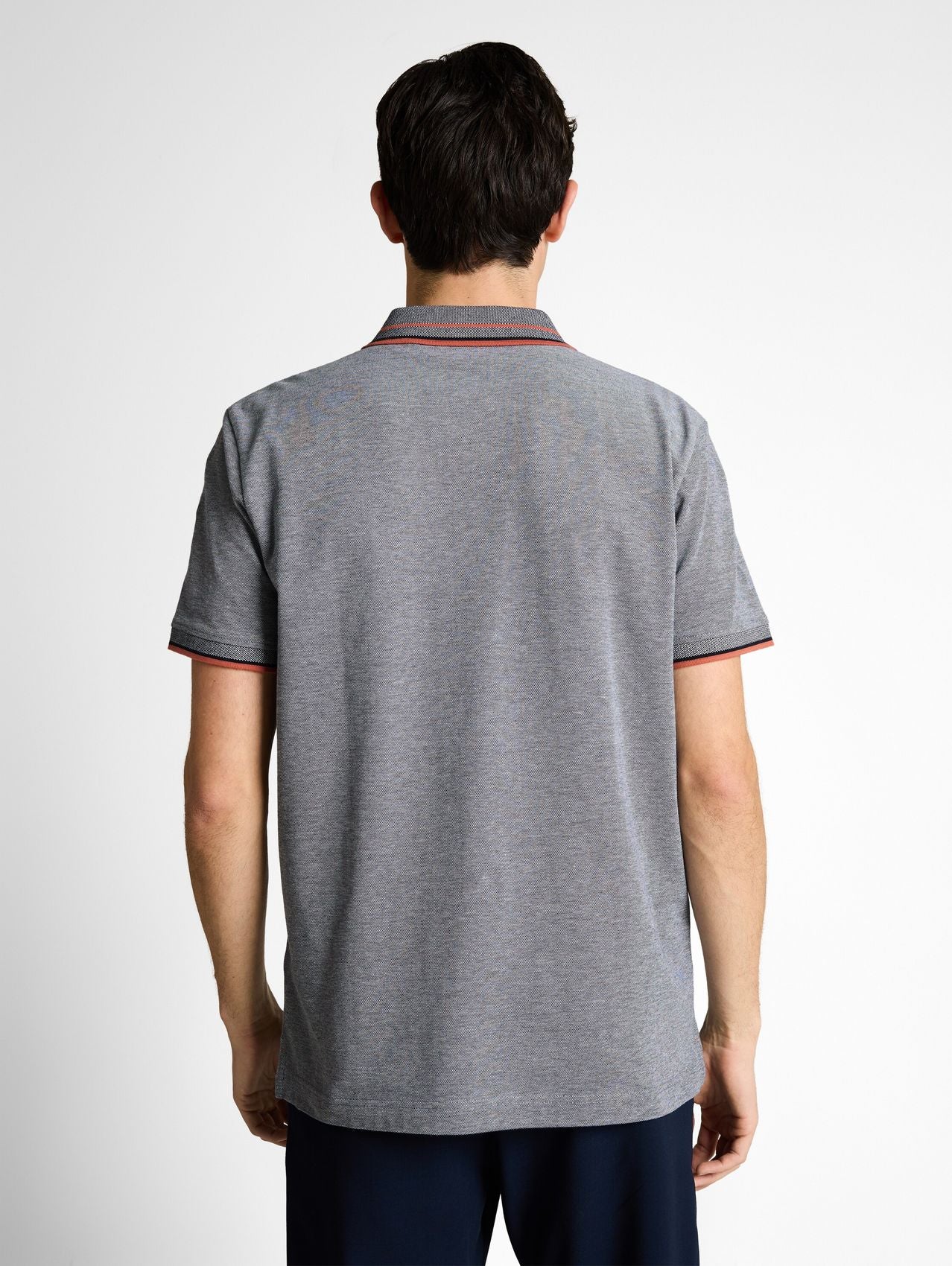 TOM TAILOR Piqué Poloshirt mit Logo-Print