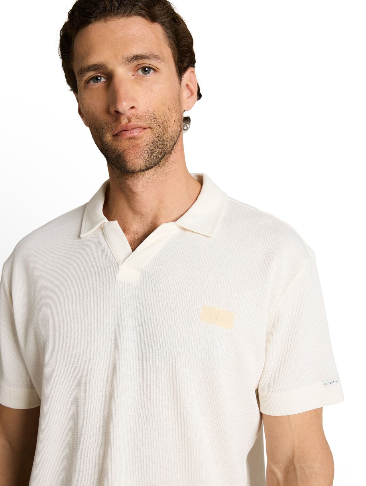 TOM TAILOR Resort Poloshirt im Used-Look