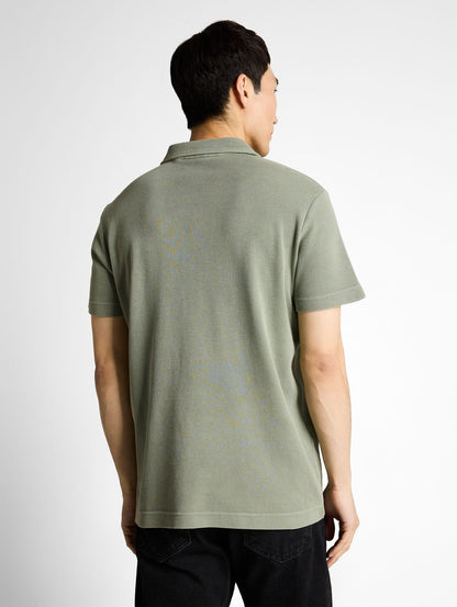TOM TAILOR Resort Poloshirt im Used-Look