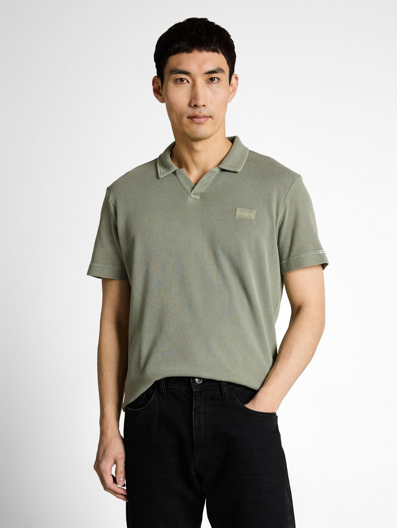 TOM TAILOR Resort Poloshirt im Used-Look