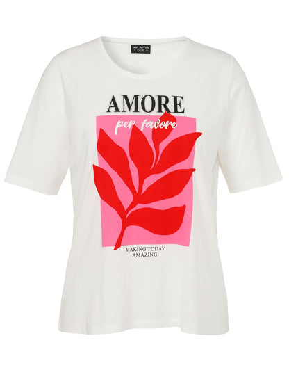 VIA APPIA T-Shirt Rundhals 1/2 Arm Motiv 46