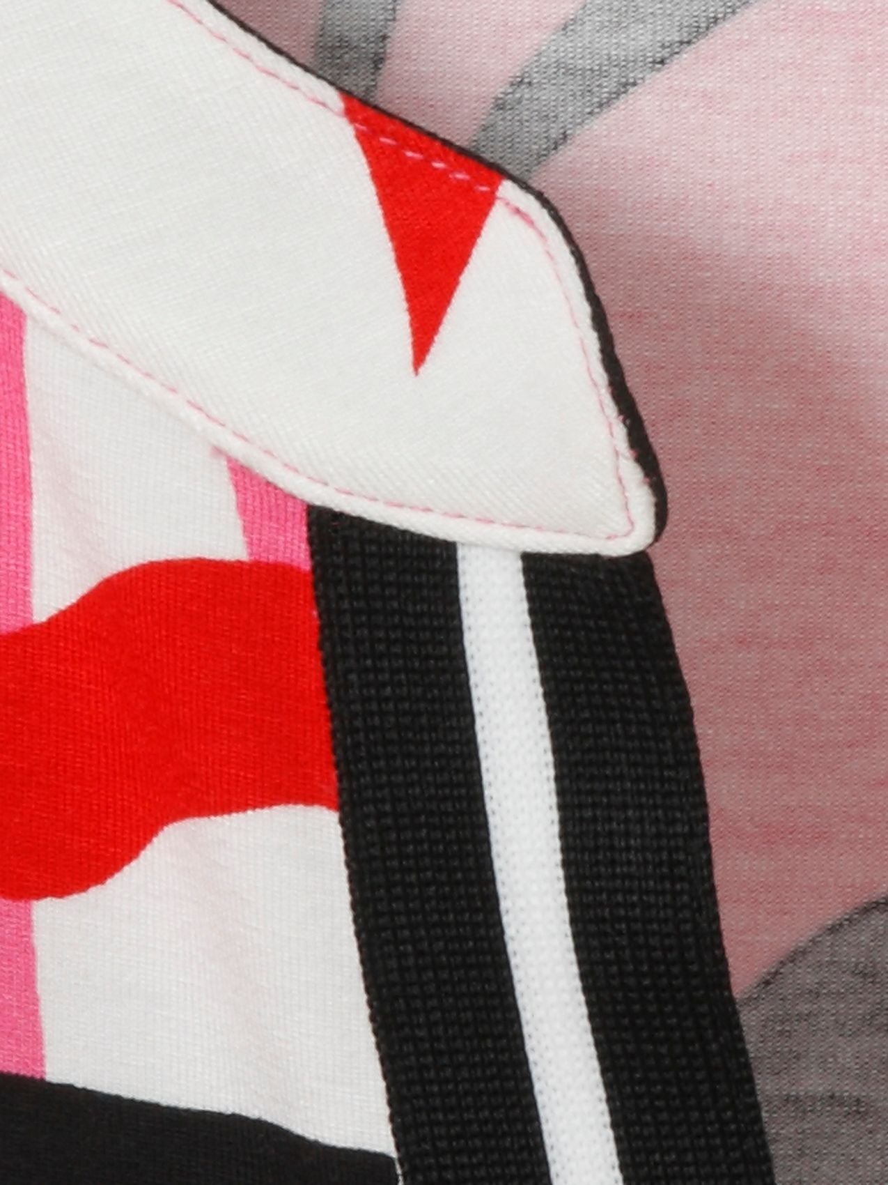 T-Shirt V-Ausschnitt 3/4 Arm Druck