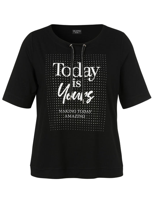 VIA APPIA T-Shirt Rundhals 1/2 Arm Motiv 46