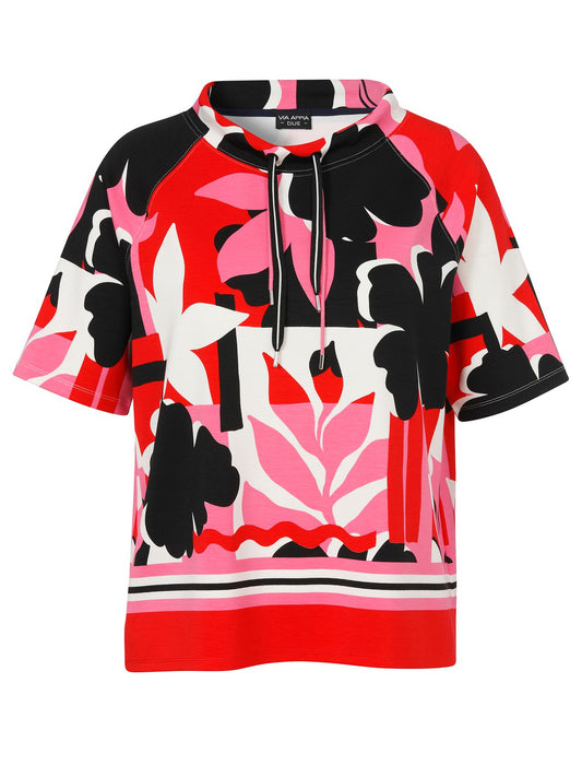 VIA APPIA Sweatshirt Rundhals 1/2 Arm Raglan 48