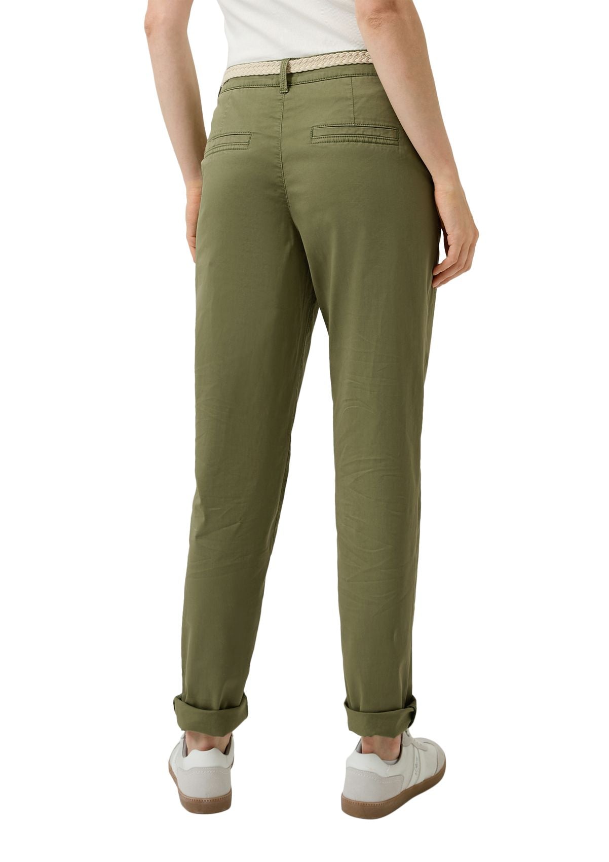 S.OLIVER Gewaschene Chino mit Gürtel