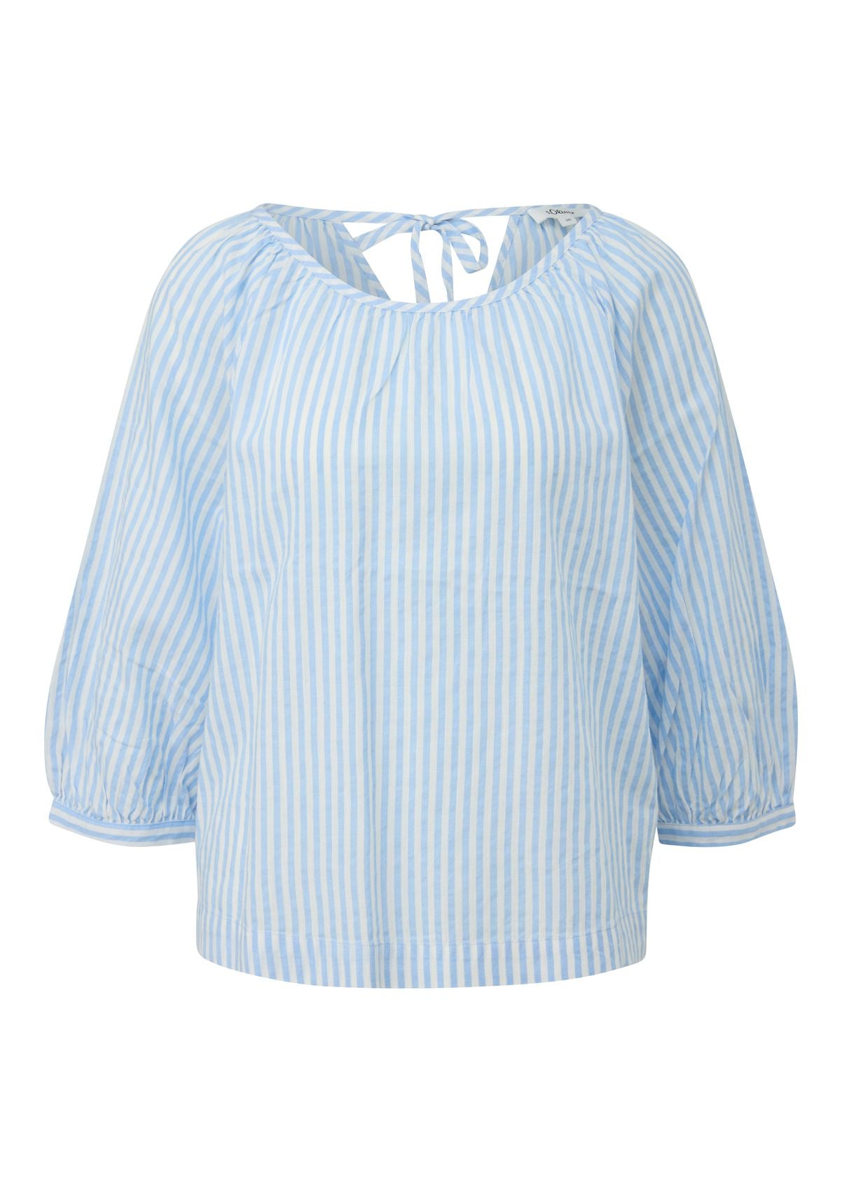 S.OLIVER Gestreifte Bluse mit Raffung