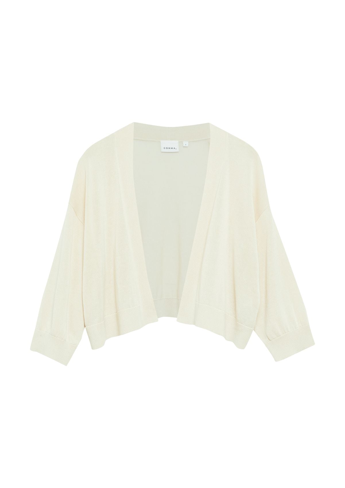 COMMA Feinstrick-Strickjacke ohne Verschluss S