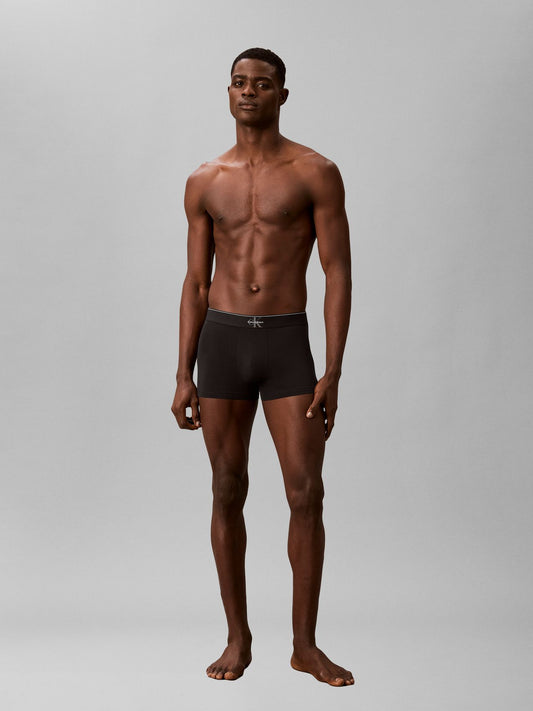 CALVIN KLEIN 3-Pack Monogram Logo Waistband Trunks