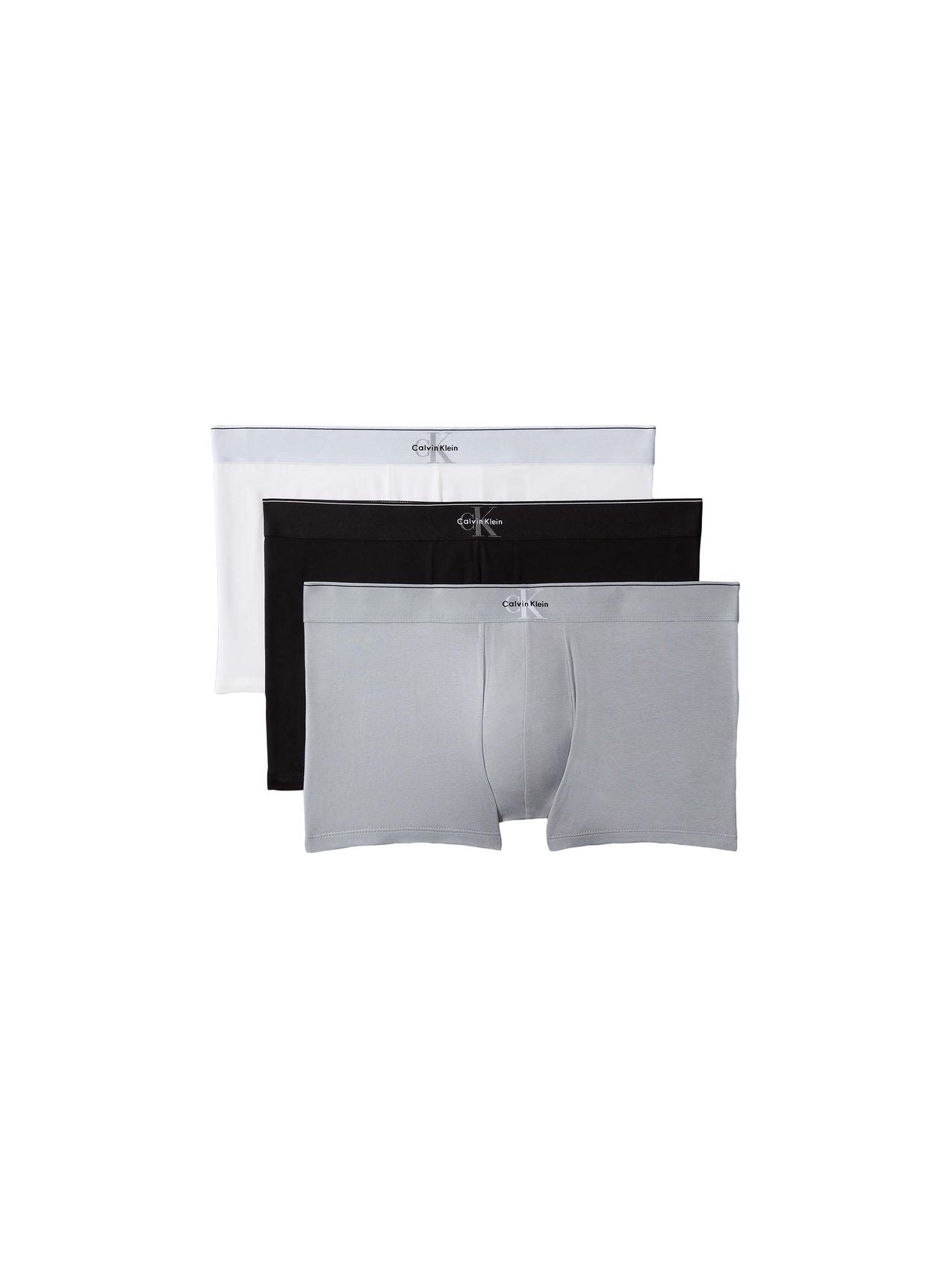 CALVIN KLEIN 3-Pack Monogram Logo Waistband Trunks