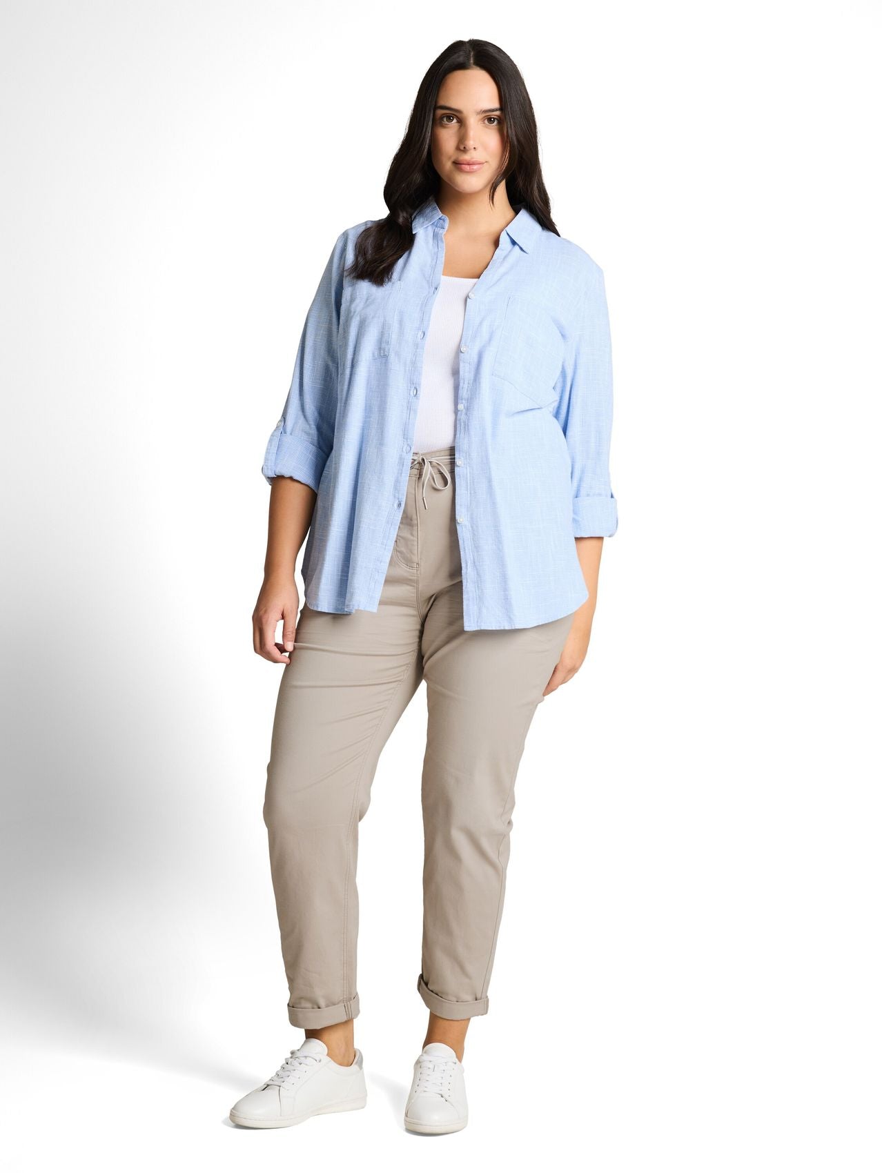 TOM TAILOR Plus Size - Cropped Slim Hose