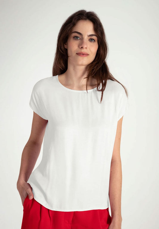 MORE & MORE Shirt mit Satinfront