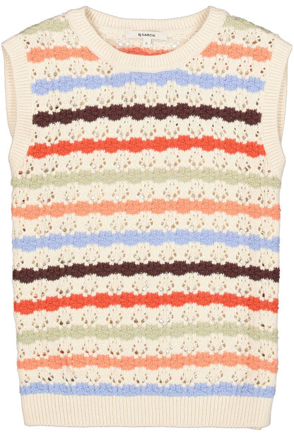 GARCIA Gemusterter Strickpullunder