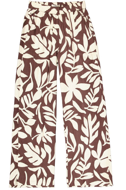 GARCIA Culotte Hose mit Blätterprint M
