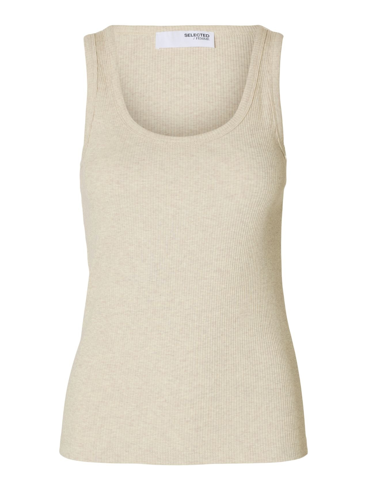 SELECTED SLWANNA U-NECK TANK TOP NOOS L