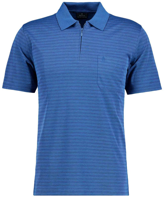 RAGMAN Softknit-Polo fineliner mit RV XL