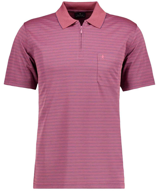 RAGMAN Softknit-Polo fineliner mit RV