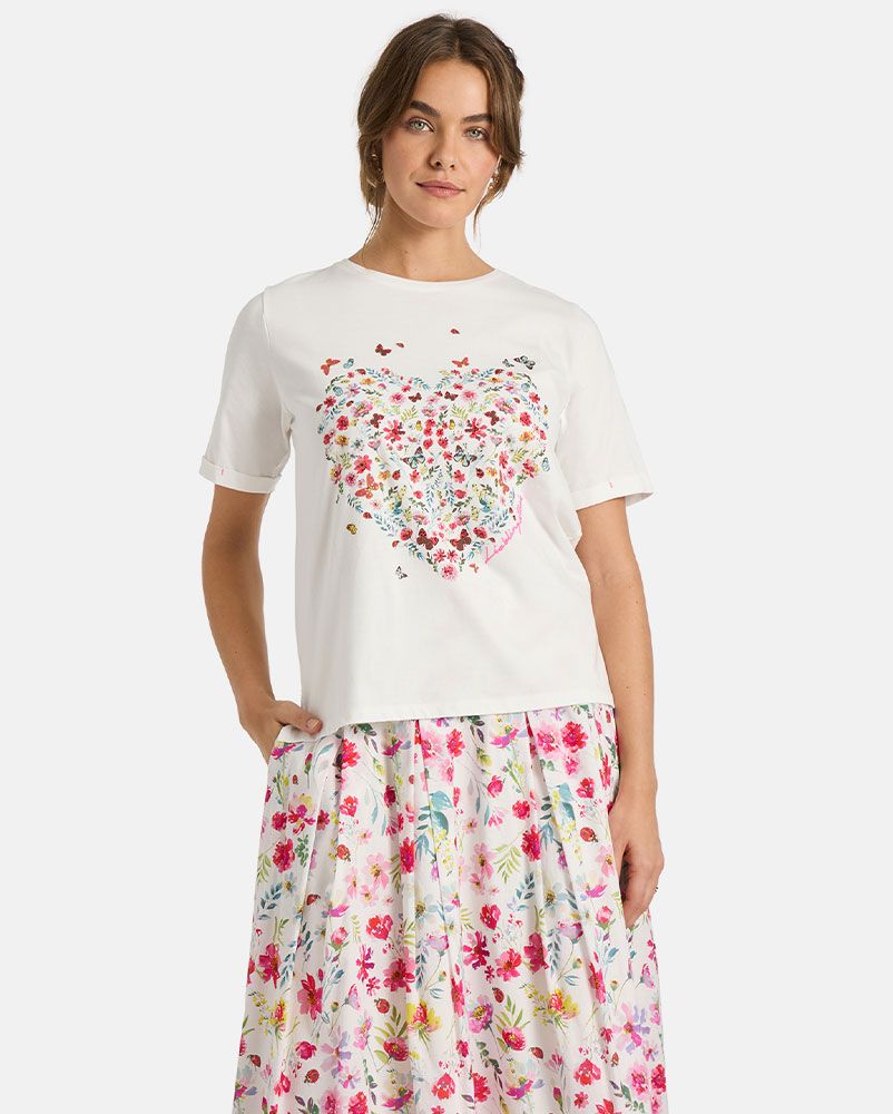 LIEBLINGSSTÜCK T-Shirt mit Herzmotiv