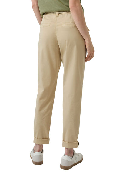 S.OLIVER Gewaschene Chino mit Gürtel