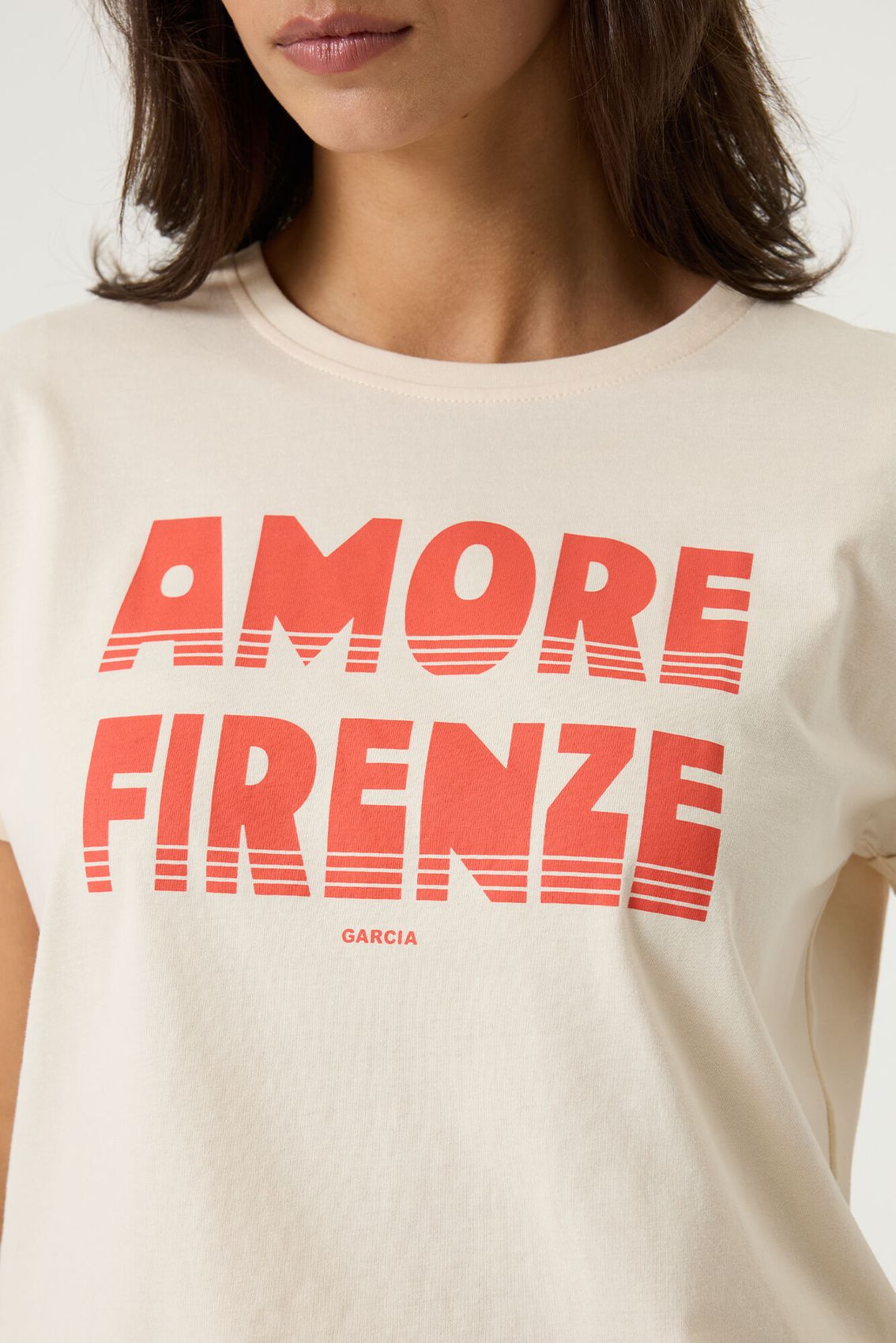 GARCIA T-Shirt mit Frontprint